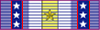Army of Northern Virginia (ANV) Command Staff Service Ribbon - Cavalry Division Commander (DC)